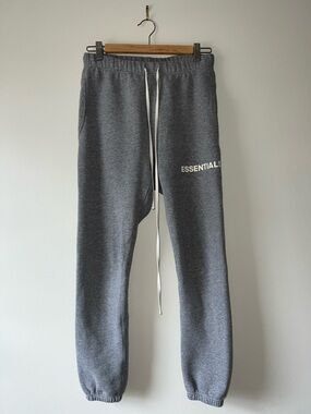 ESSENTIALS Gray Sweatpants, XS